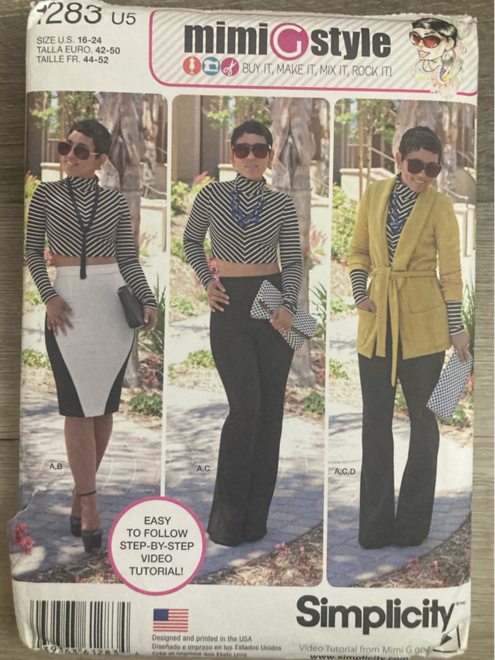 🟢 Sz 16-20 Simplicity 1283 Mimi G Learn to Sew Sewing Pattern